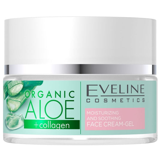 Eveline Cosmetics Organic Aloe & Collagen Soothing Face Cream 50ml