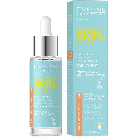 Eveline Cosmetics Perfect Skin Acne Imperfection Correcting Treatment 10% Acid Complex 30ml