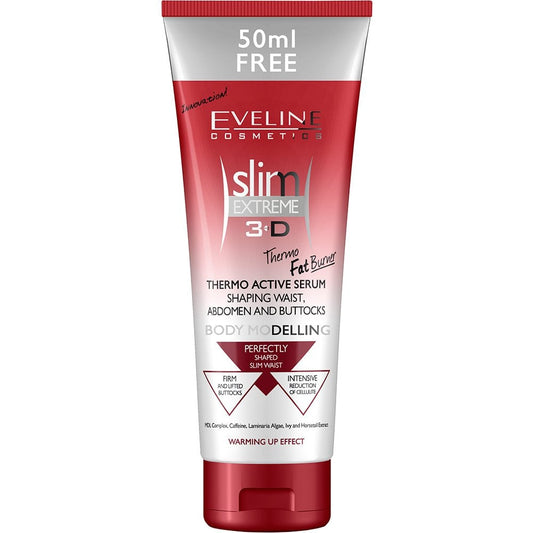 Eveline Cosmetics Slim Extreme 3D Thermo Active Serum Waist, Abdomen & Buttocks 250ml