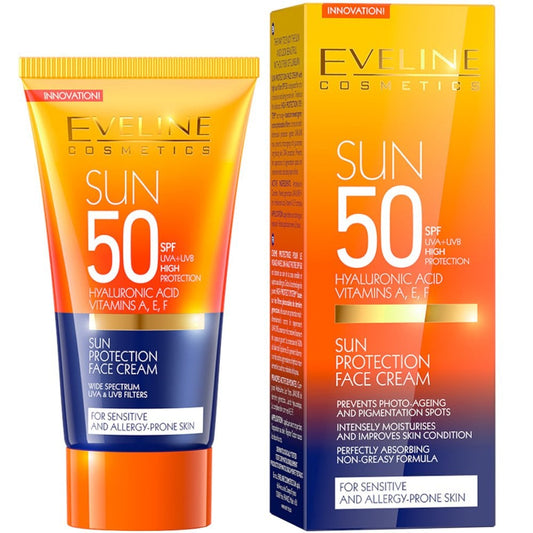 Eveline Cosmetics Sun Protection Face Cream SPF50 50ml