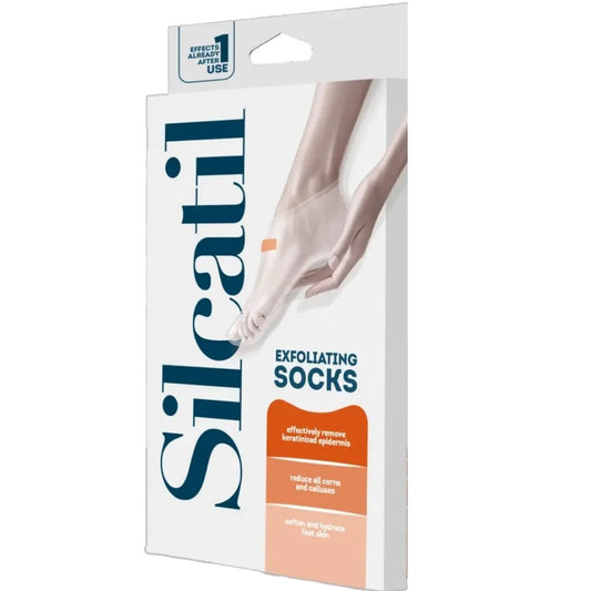 Silcatil Exfoliating Moisture Socks 1 Pair