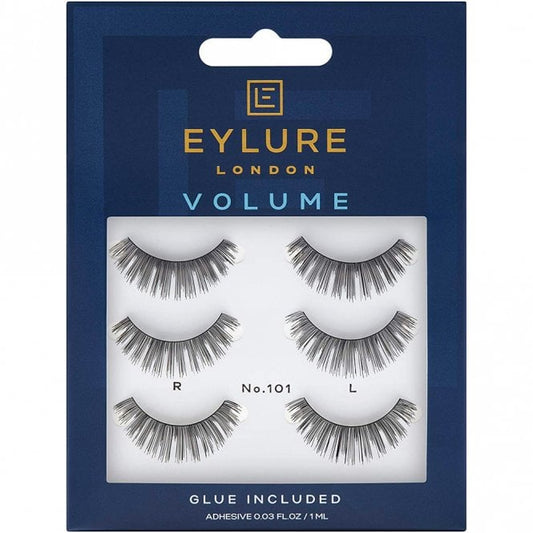 Eylure Volume 101 Strip Lashes Black Multipack 3 Pairs