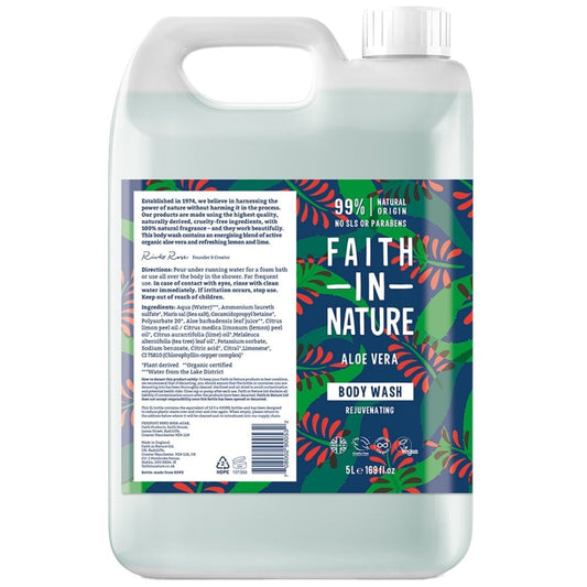 Faith In Nature Aloe Vera Body Wash 5000ml