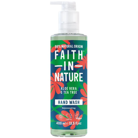 Faith In Nature Aloe Vera & Tea Tree Hand Wash 400ml