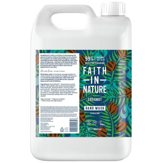 Faith In Nature Coconut Hand Wash 5000ml