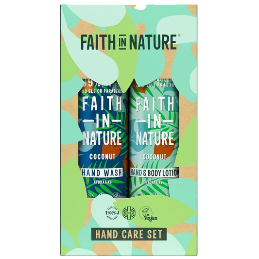 Faith In Nature Coconut Hydrating Hand & Body Care Gift Set 2 x 400ml