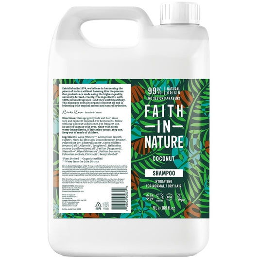 Faith In Nature Coconut Shampoo 5000ml