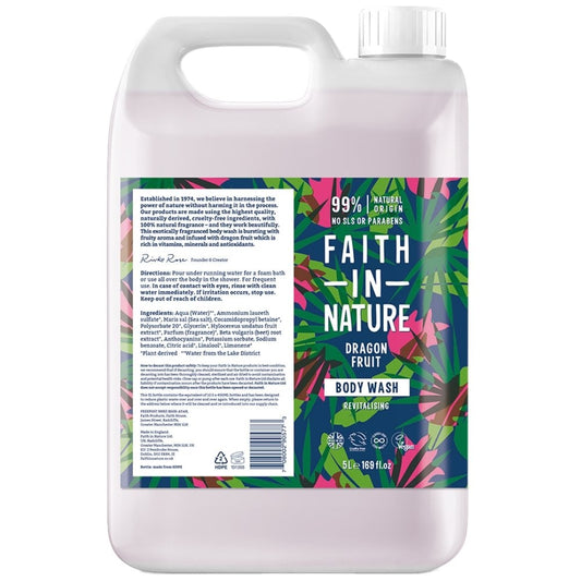 Faith In Nature Dragon Fruit Body Wash 5000ml