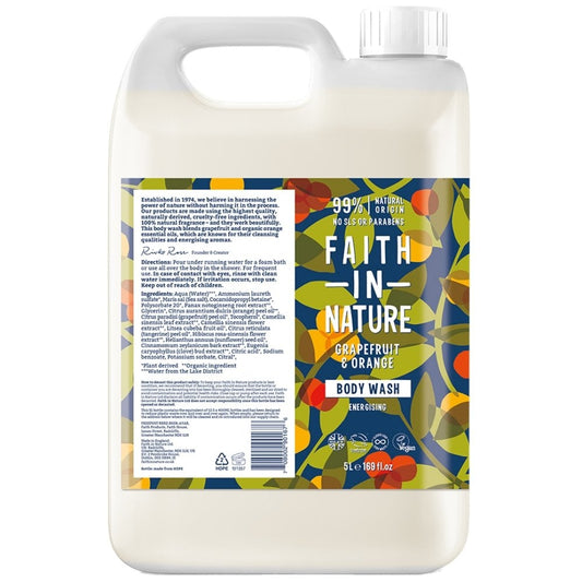 Faith In Nature Grapefruit & Orange Body Wash 5000ml