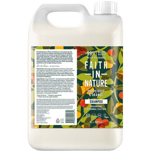 Faith In Nature Grapefruit & Orange Shampoo 5000ml