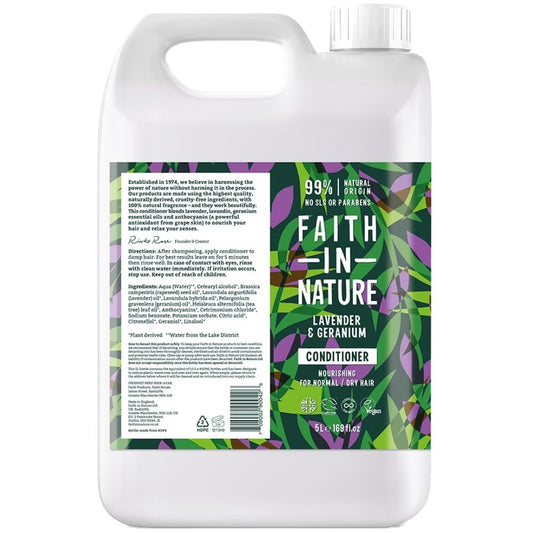 Faith In Nature Lavender & Geranium Conditioner 5000ml