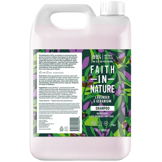 Faith In Nature Lavender & Geranium Shampoo 5000ml