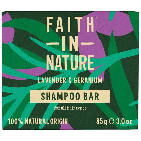 Faith In Nature Lavender & Geranium Shampoo Bar 85g