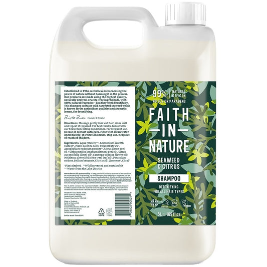 Faith In Nature Seaweed & Citrus Shampoo 5000ml