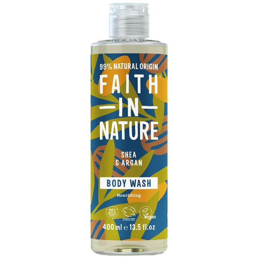 Faith In Nature Shea & Argan Body Wash 400ml