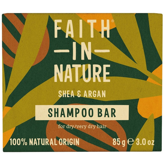 Faith In Nature Shea & Argan Shampoo Bar 85g