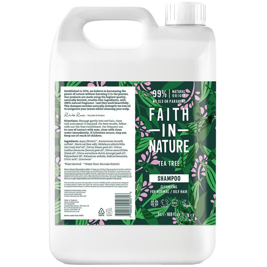 Faith In Nature Tea Tree Shampoo 5000ml