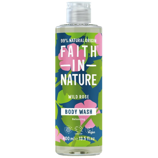 Faith In Nature Wild Rose Body Wash 400ml