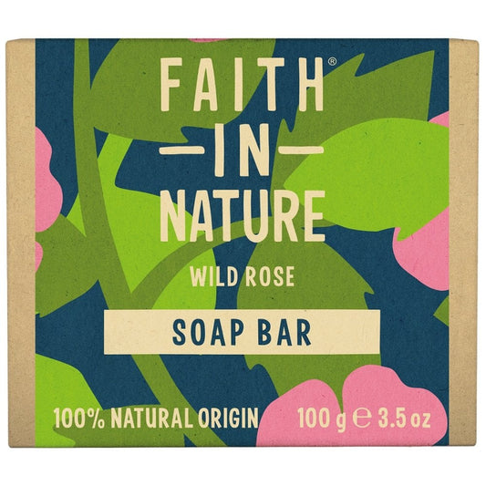 Faith In Nature Wild Rose Hand Made Soap 100g