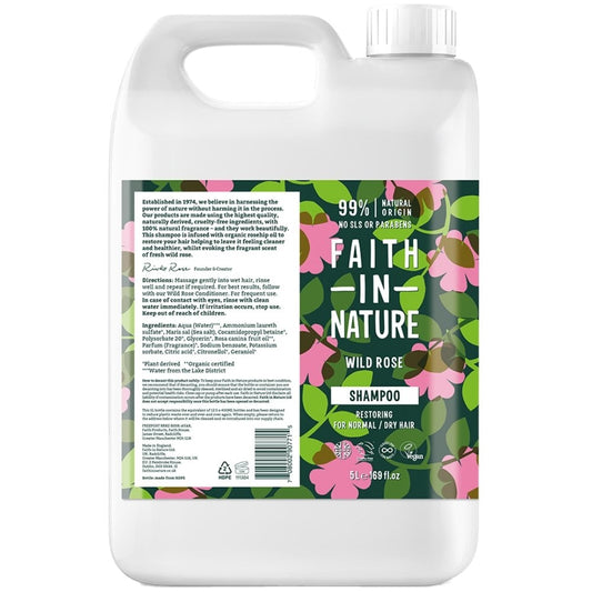 Faith In Nature Wild Rose Shampoo 5000ml