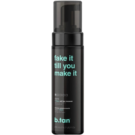 b.tan Fake It Till You Make It 1 Hour Self Tan Mousse Dark 200ml