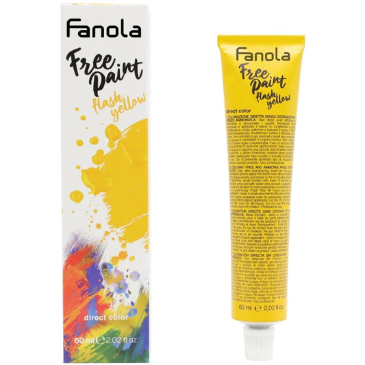 Fanola Free Paint Flash Yellow 60ml