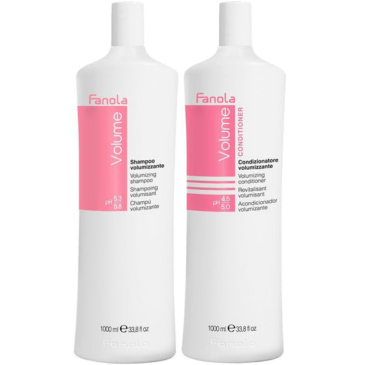 Fanola Volumising Shampoo & Conditioner Twin 2 x 1000ml