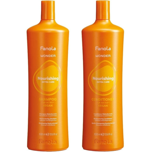 Fanola Wonder Nourishing Extra Care Restructuring Shampoo & Conditioner Twin 2 x 1000ml