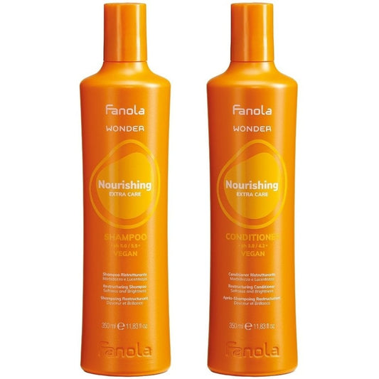 Fanola Wonder Nourishing Extra Care Restructuring Shampoo & Conditioner Twin 2 x 350ml