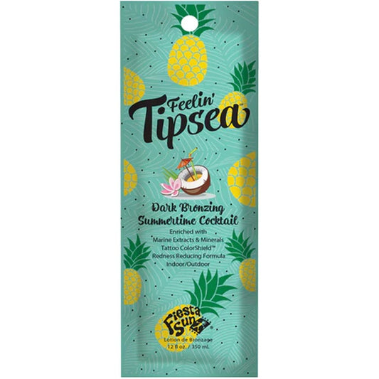 Fiesta Sun Feelin Tipsea Dark Bronzing Tanning Accelerator Lotion Sachet 22ml