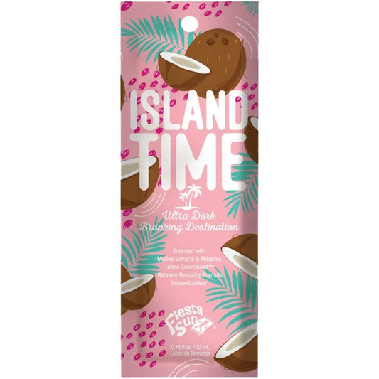 Fiesta Sun Island Time Ultra Dark Bronzing Tanning Accelerator Lotion Sachet 22ml