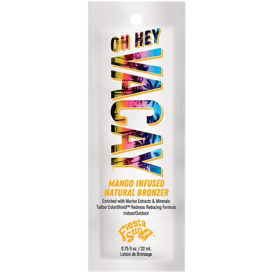 Fiesta Sun Oh Hey Vacay Bronzer Tanning Accelerator Lotion Sachet 22ml