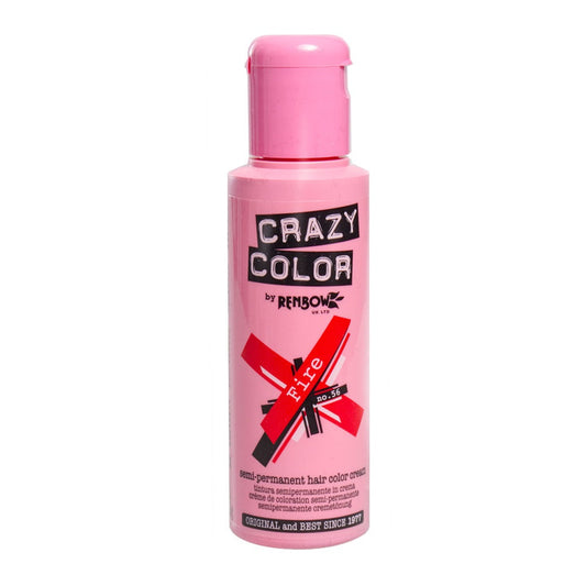 Crazy Colour Fire Red Hair Dye 100ml