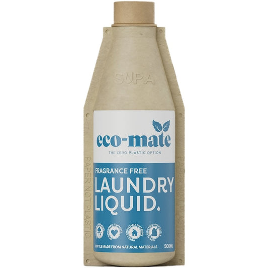 Eco-Mate Fragrance Free Laundry Liquid 500ml