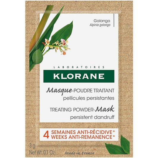 Klorane Galangal Anti-Dandruff Treating Powder Mask 8 x 3g