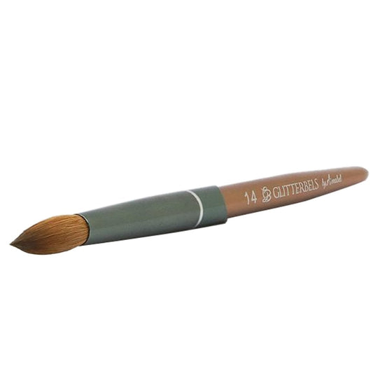 Glitterbels Bronze Acrylic Brush Size 14