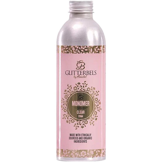 Glitterbels Clear Acrylic Monomer Liquid 250ml