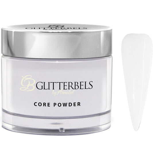 Glitterbels Core Acrylic Powder Snowdrops White 56g