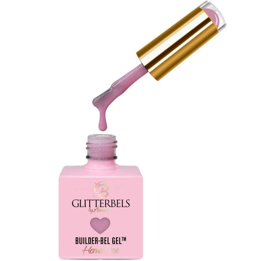 Glitterbels HEMA-Free Builder-bel Cover Me Pink 17ml