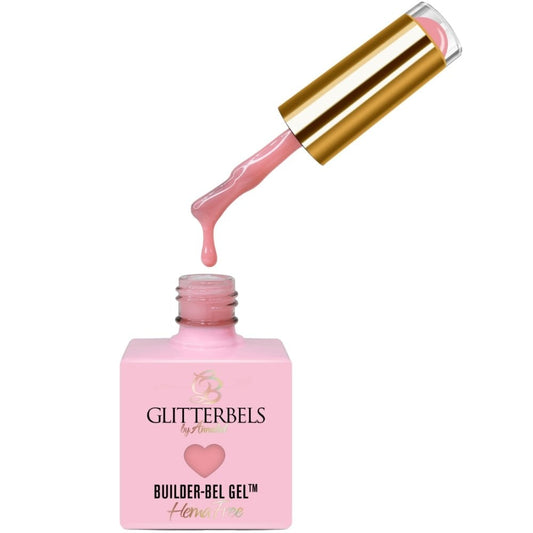 Glitterbels HEMA-Free Builder-bel Peach Martini 17ml