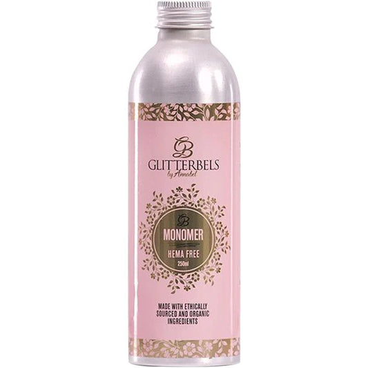 Glitterbels HEMA-Free Clear Acrylic Monomer Liquid 250ml