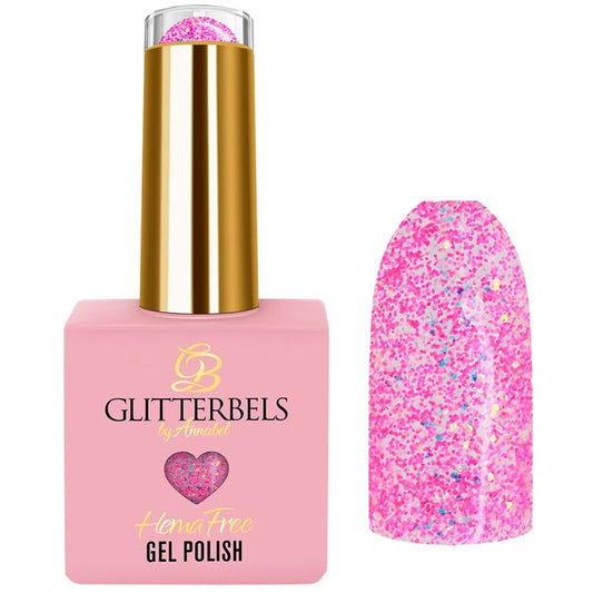 Glitterbels Pink Fizz Gel Polish 8ml