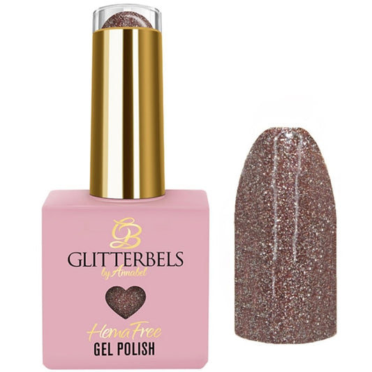 Glitterbels Rose Gold Diamond Gel Polish 8ml