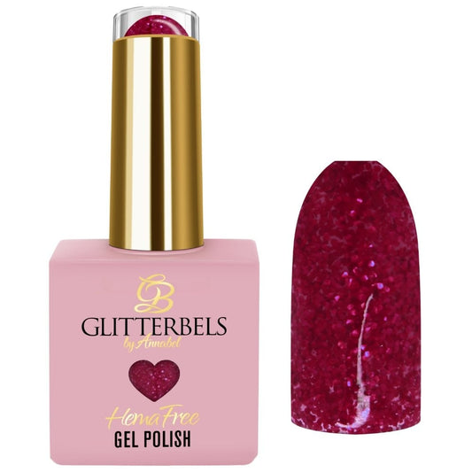 Glitterbels Strawberry Glaze Gel Polish 8ml