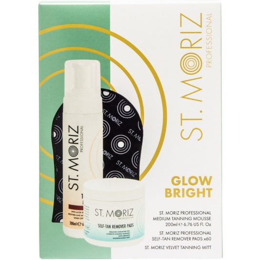 St. Moriz Glow Bright 3 Piece Self Tanning Gift Set