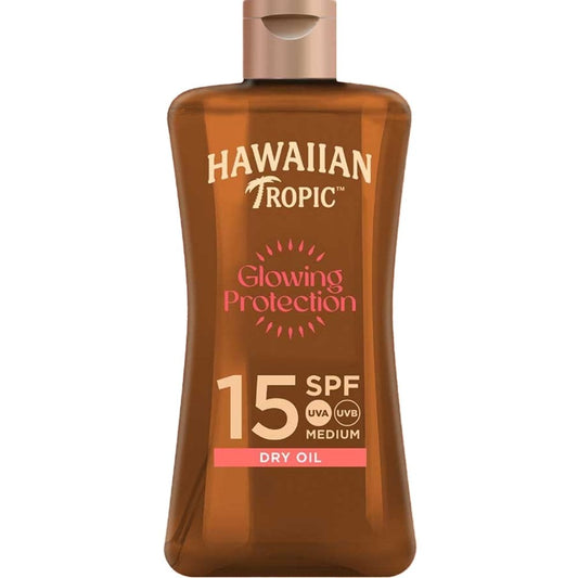 Hawaiian Tropic Glowing Protection Dry Oil SPF15 100ml