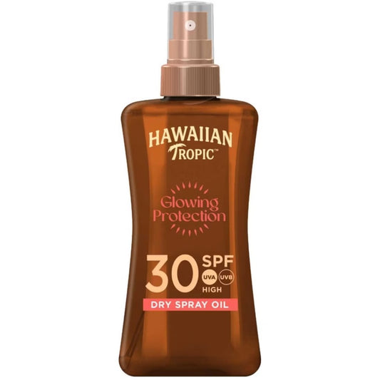 Hawaiian Tropic Glowing Protection Dry Spray Oil SPF30 200ml