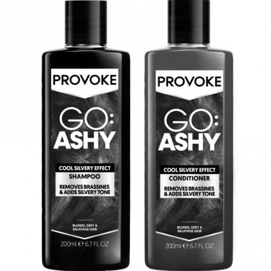 PROVOKE Go Ashy Cool Silver Effect Shampoo & Conditioner Twin 2 x 200ml