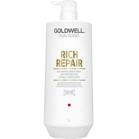 Goldwell DualSenses Rich Repair Restoring Conditioner for Damaged Hair 1000ml