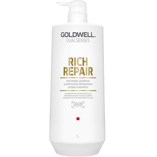 Goldwell DualSenses Rich Repair Restoring Shampoo for Damaged Hair 1000ml